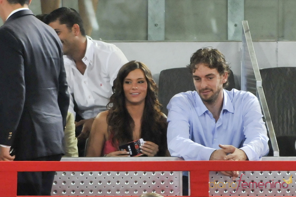 Pau Gasol y Silvia López en el baloncesto