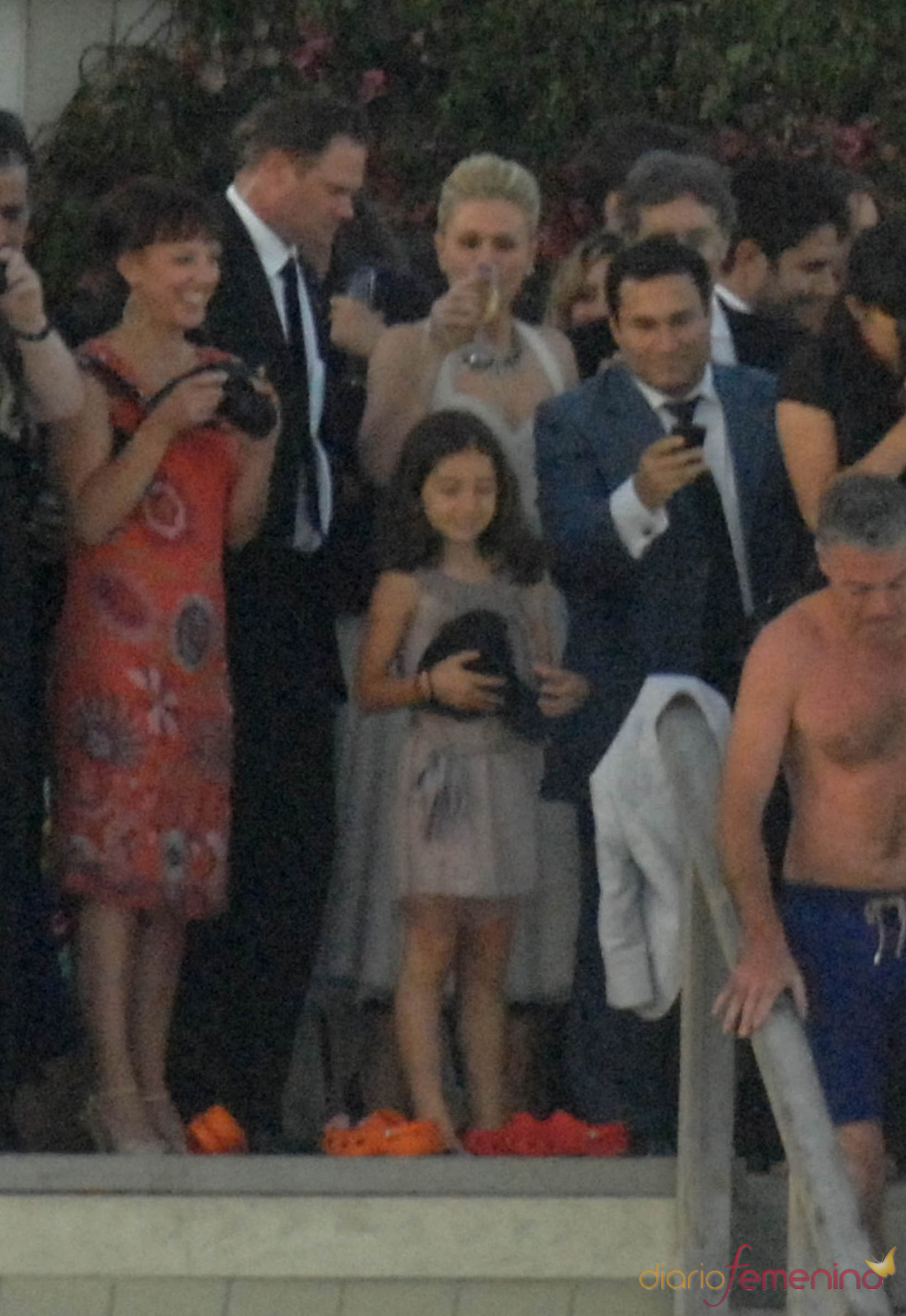 Anna Paquin en su boda con Stephen Moyer