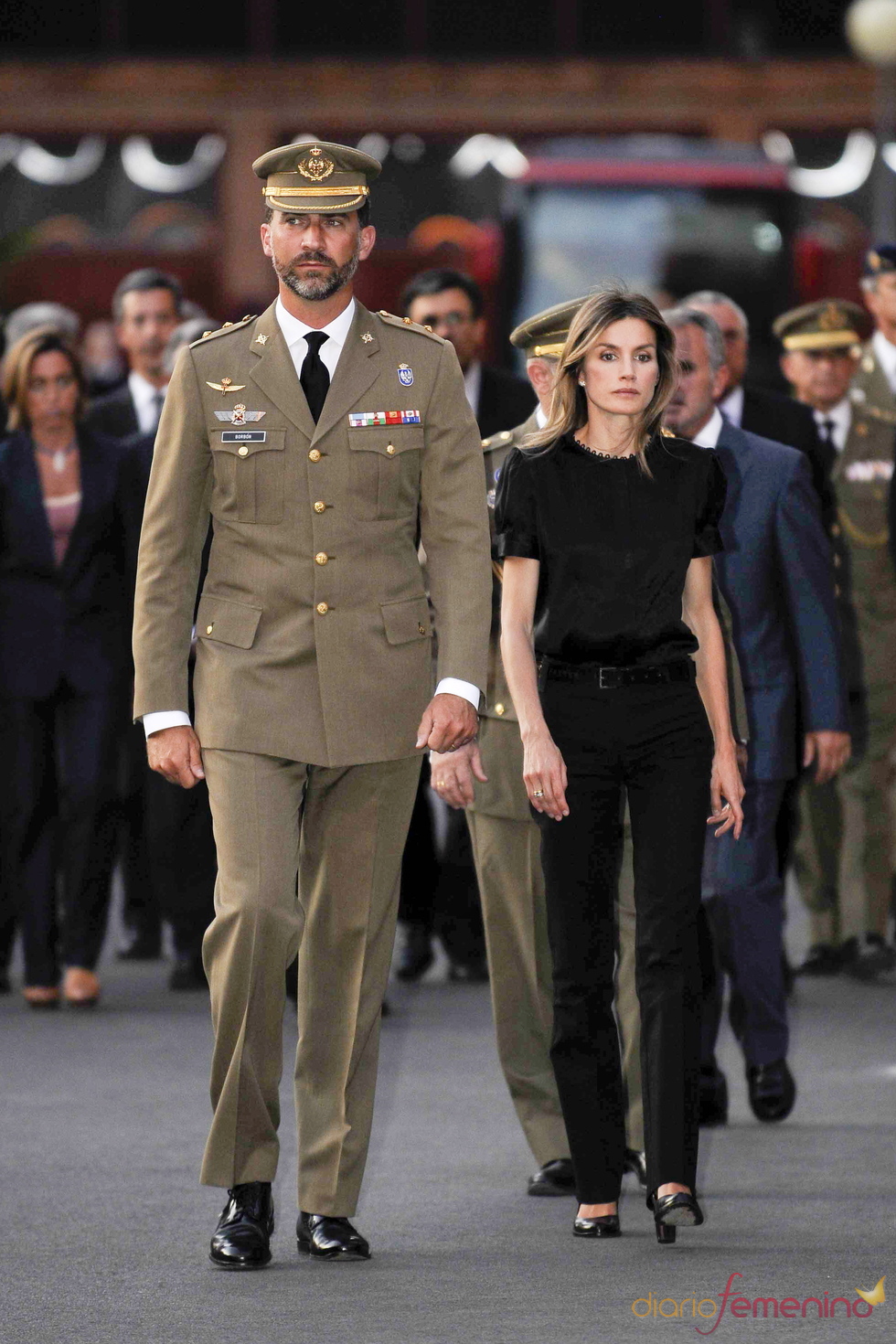 Los Principes de Asturias de luto en Logroño