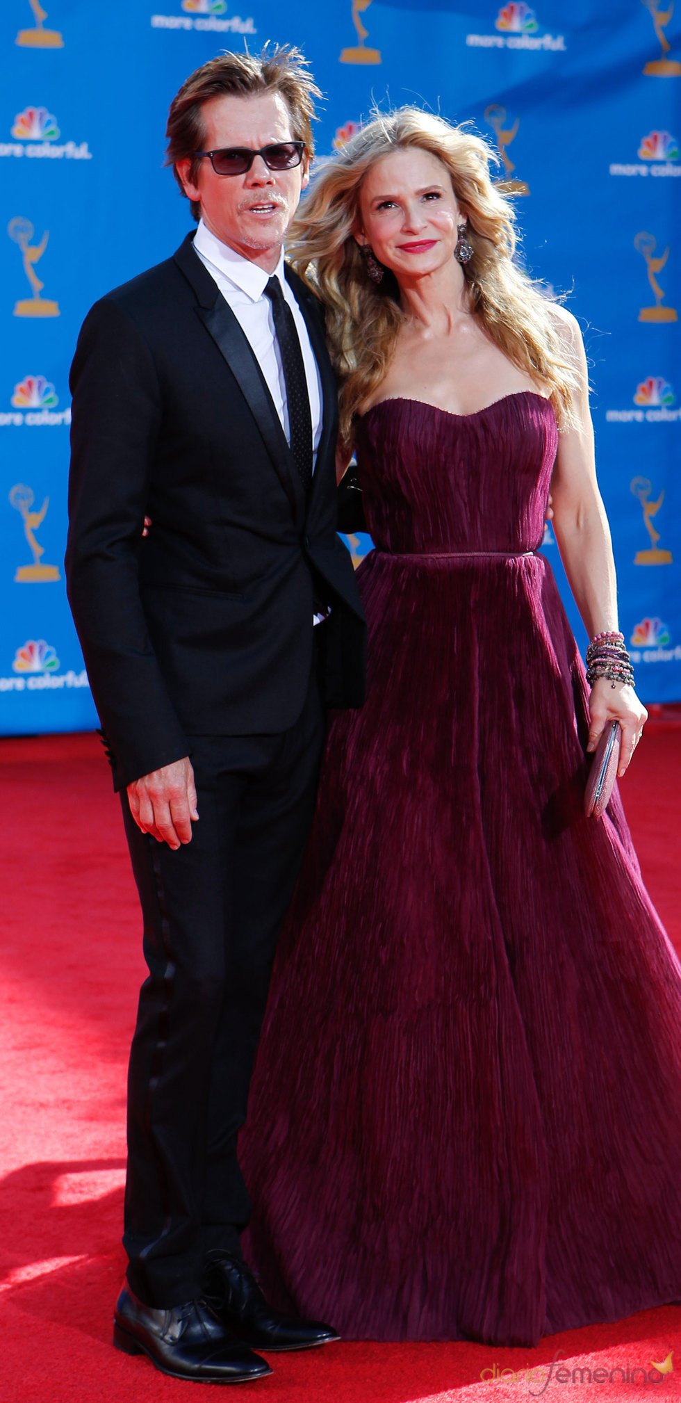 Kevin Bacon y Kyra Sedgwick en los Premios Emmy 2010