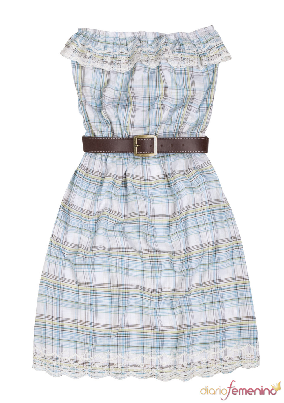 Vestido de cuadros para el otoño-invierno