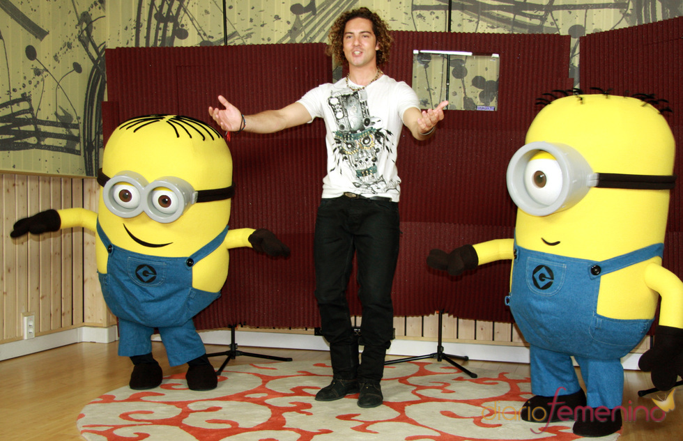 David Bisbal canta para 'Gru: Mi villano favorito'