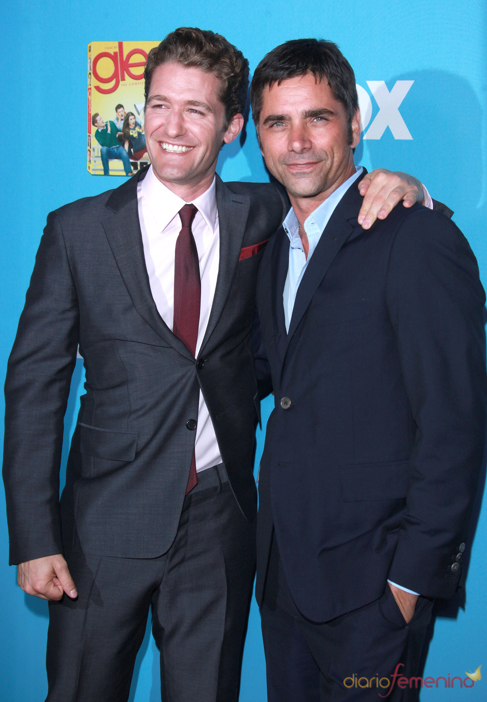 Matthew Morrison y John Stamos, de 'Glee'