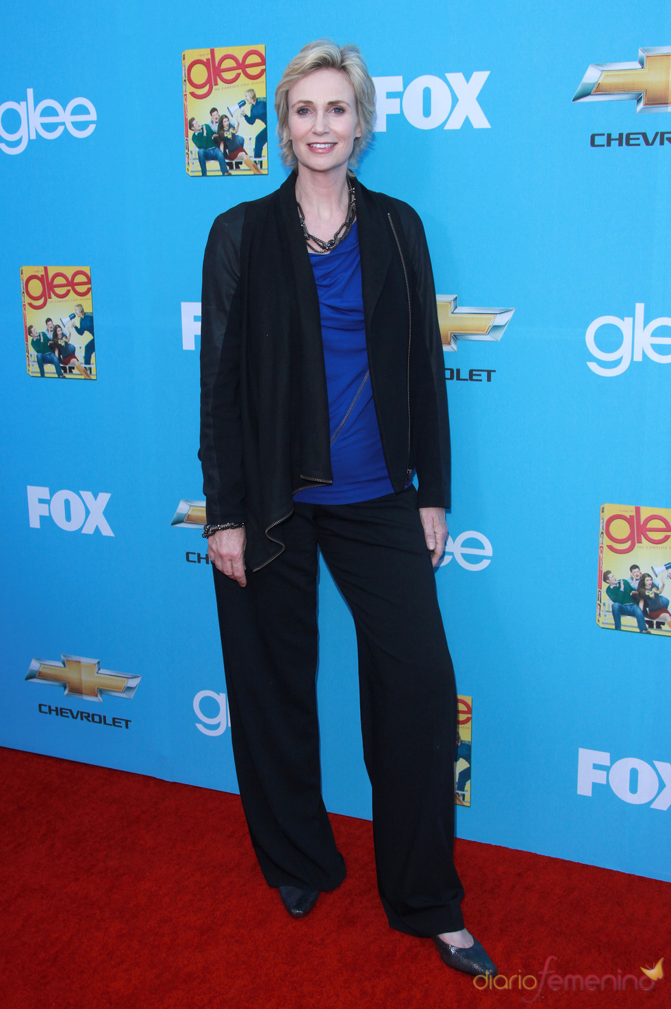 Jane Lynch en el estreno de la segunda temporada de 'Glee'