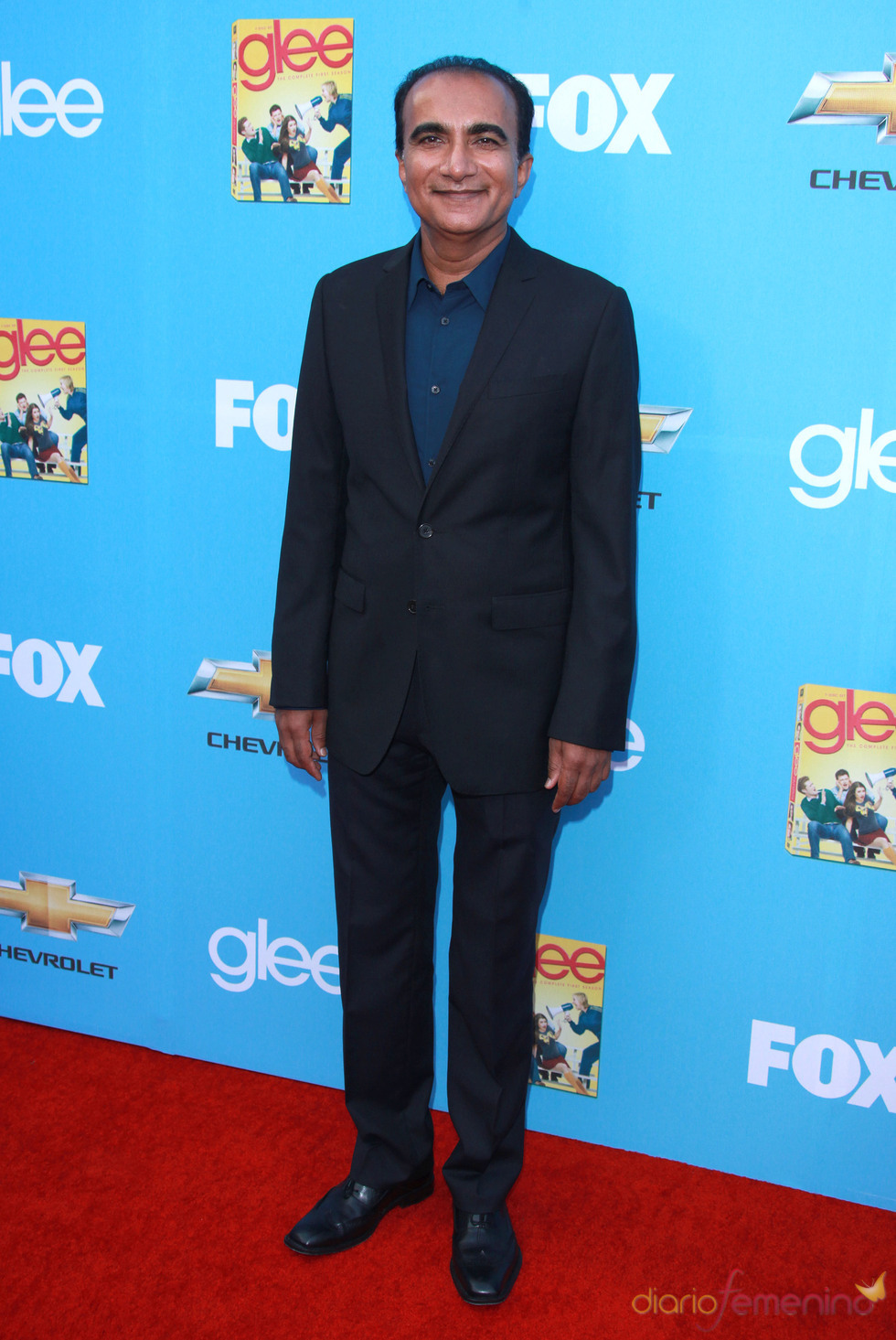Iqbal Theba en el estreno de la segunda temporada de 'Glee'