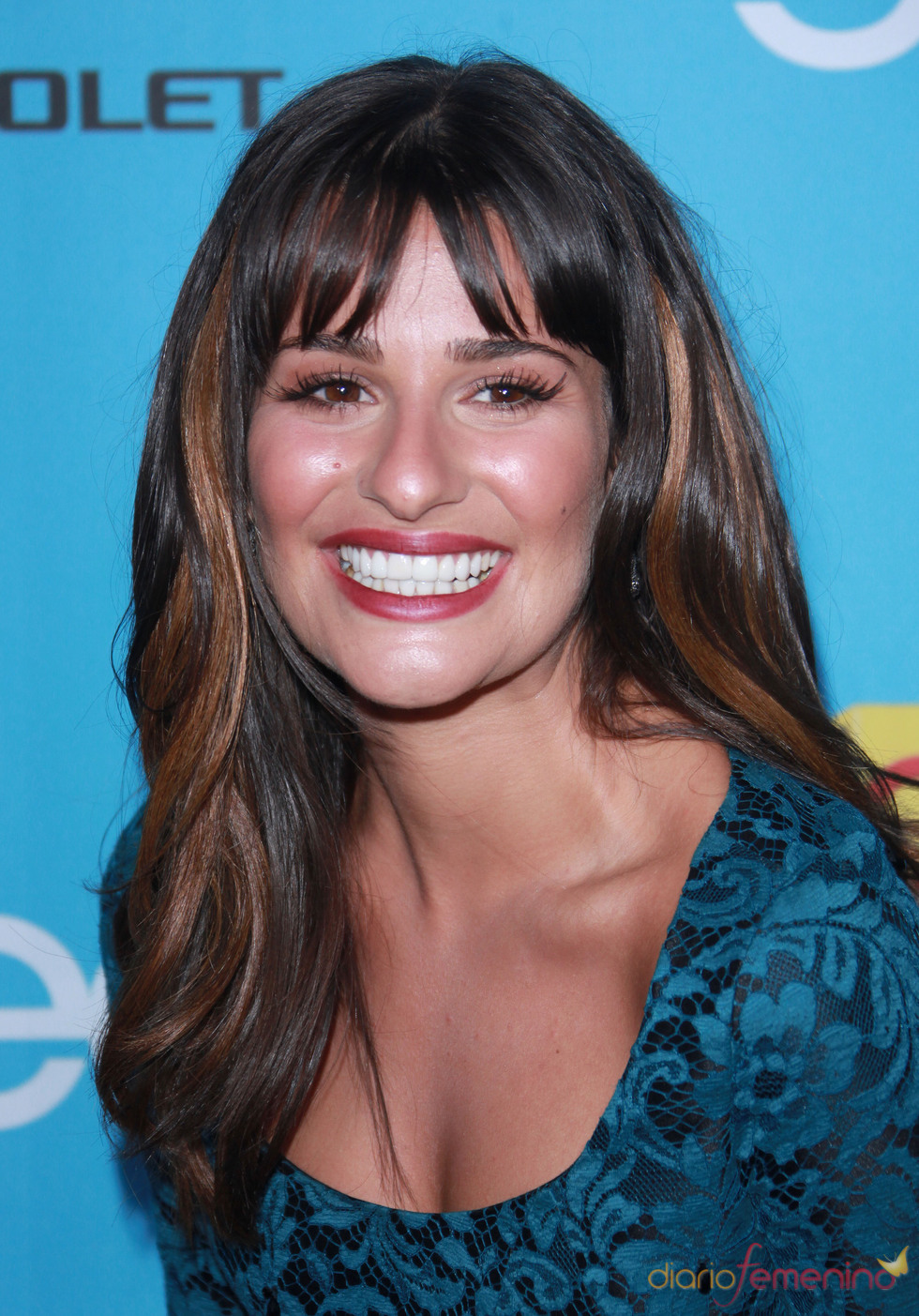 Lea Michele, radiante en el estreno de 'Glee'