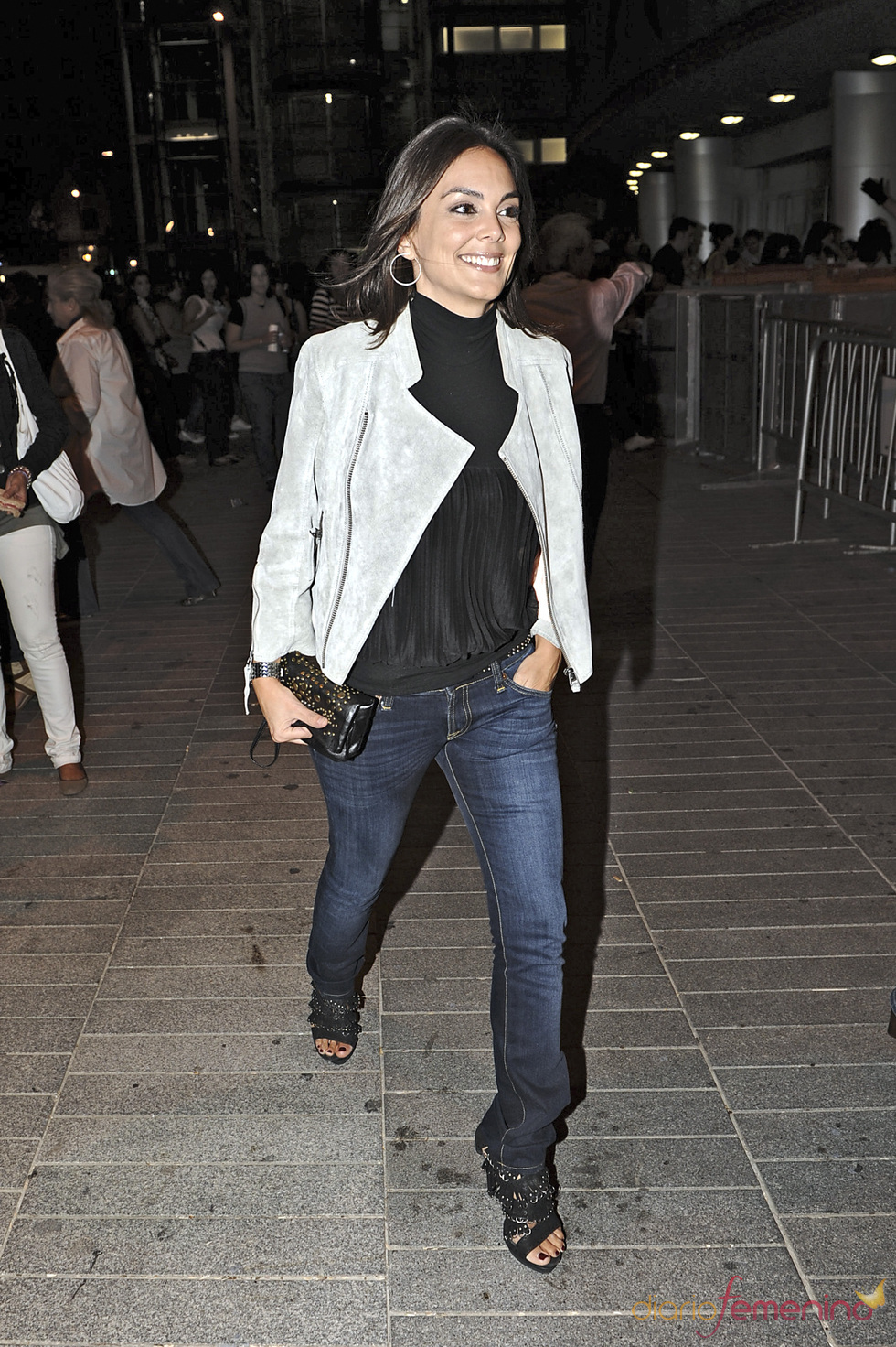 Mónica Carrillo en el concierto de Alejandro Sanz