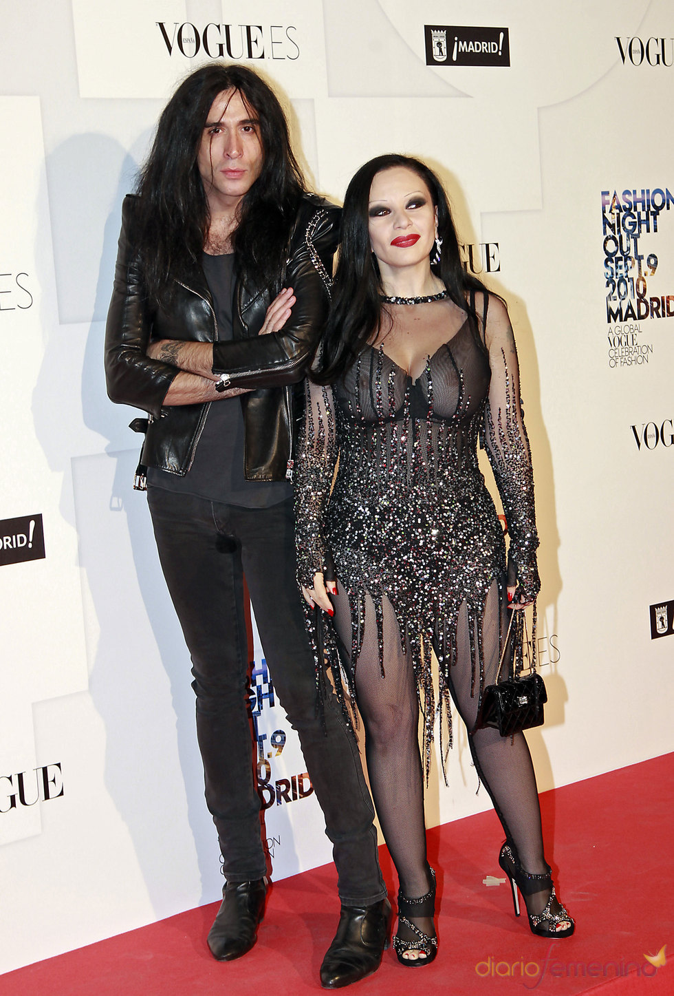 Alaska y Mario Vaquerizo en la fiesta de Vogue