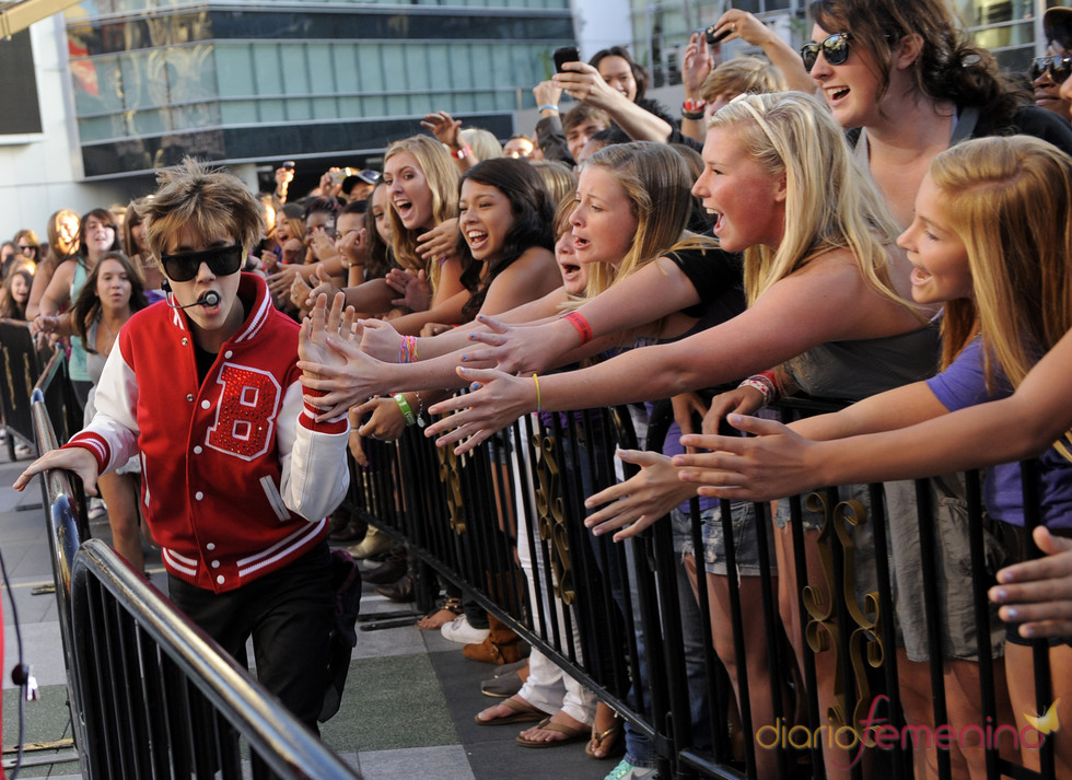 Justin Bieber y sus fans en los MTV Video Music Awards