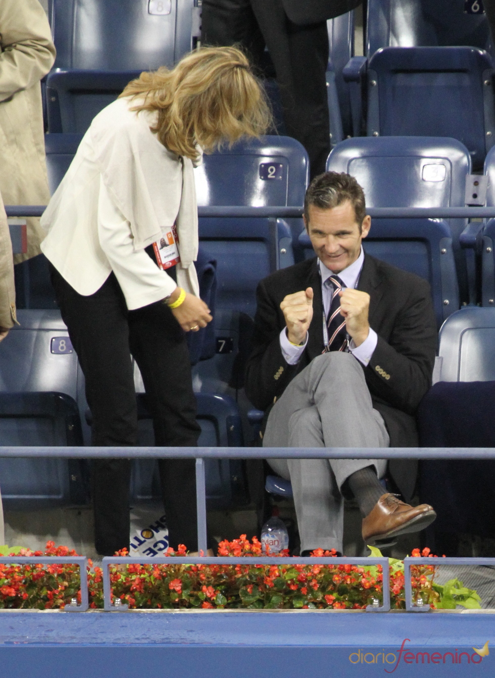 La Infanta Cristina e Iñaki Urdangarín en el Open USA