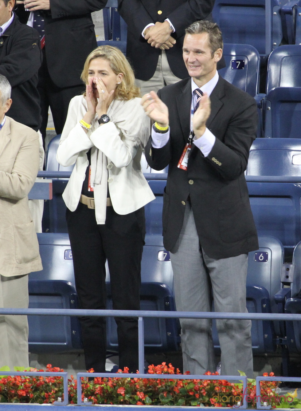 Los Duques de Palma apoyan a Rafa Nadal en el US Open