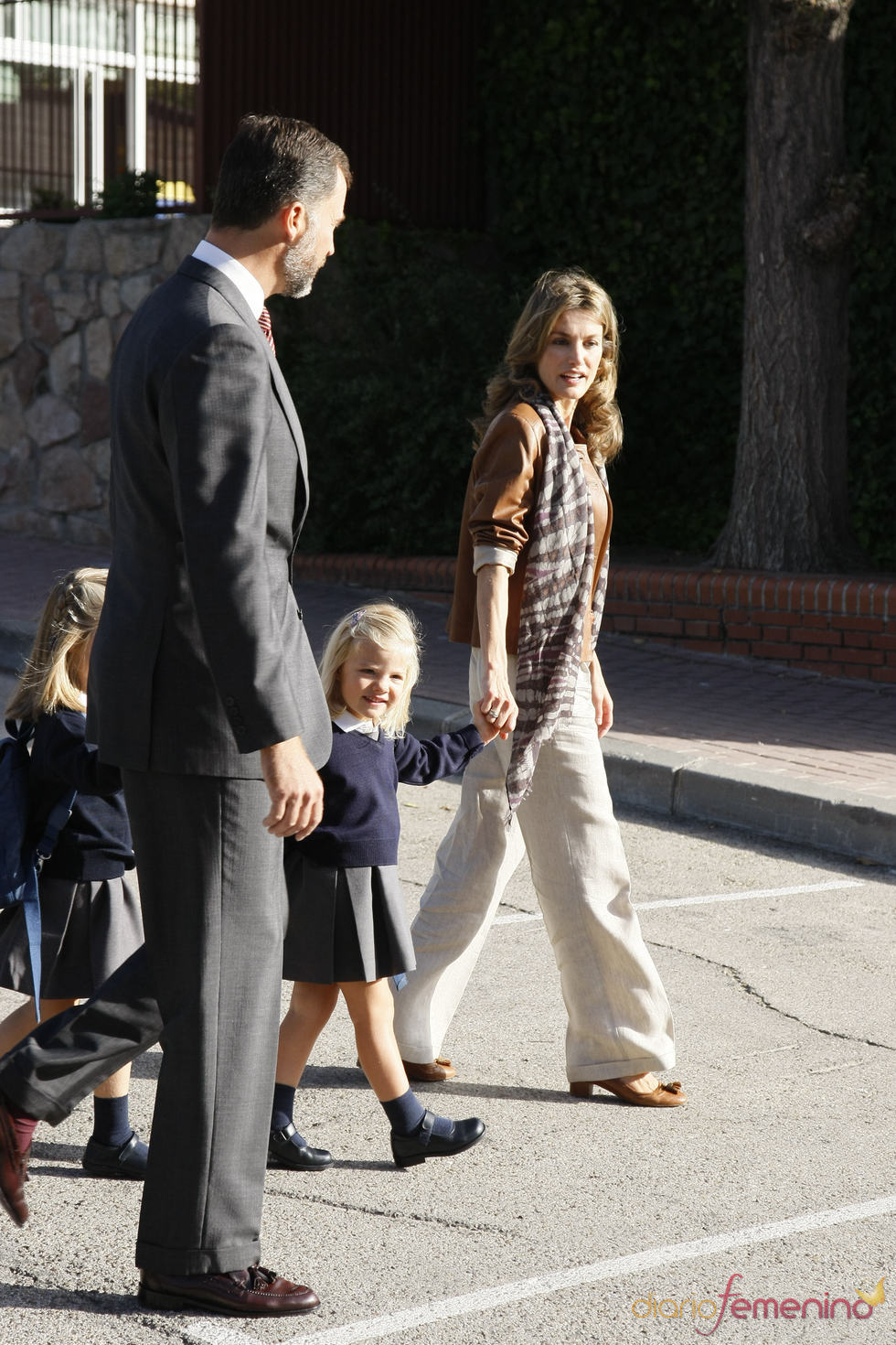 Primer día de cole para la infanta Sofía