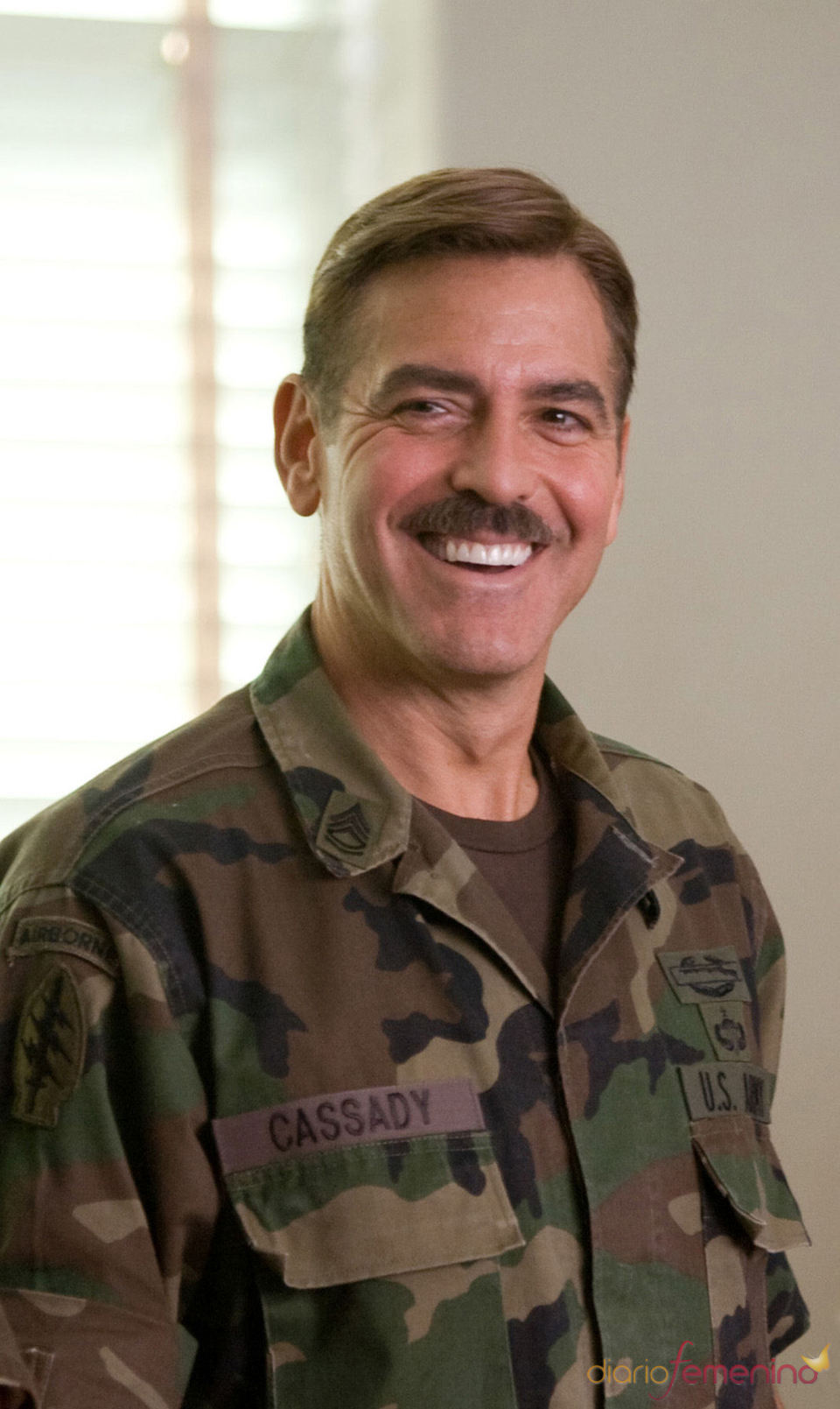 George Clooney en 'Los hombres que miraban fijamente a las cabras'