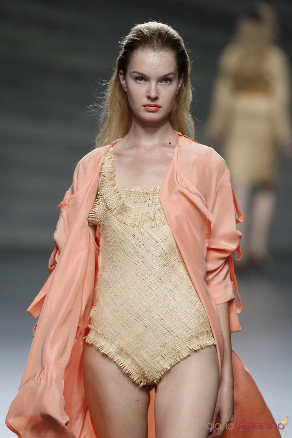 Bañador en rafia de Martin Lamothe en la Madrid Fashion Week