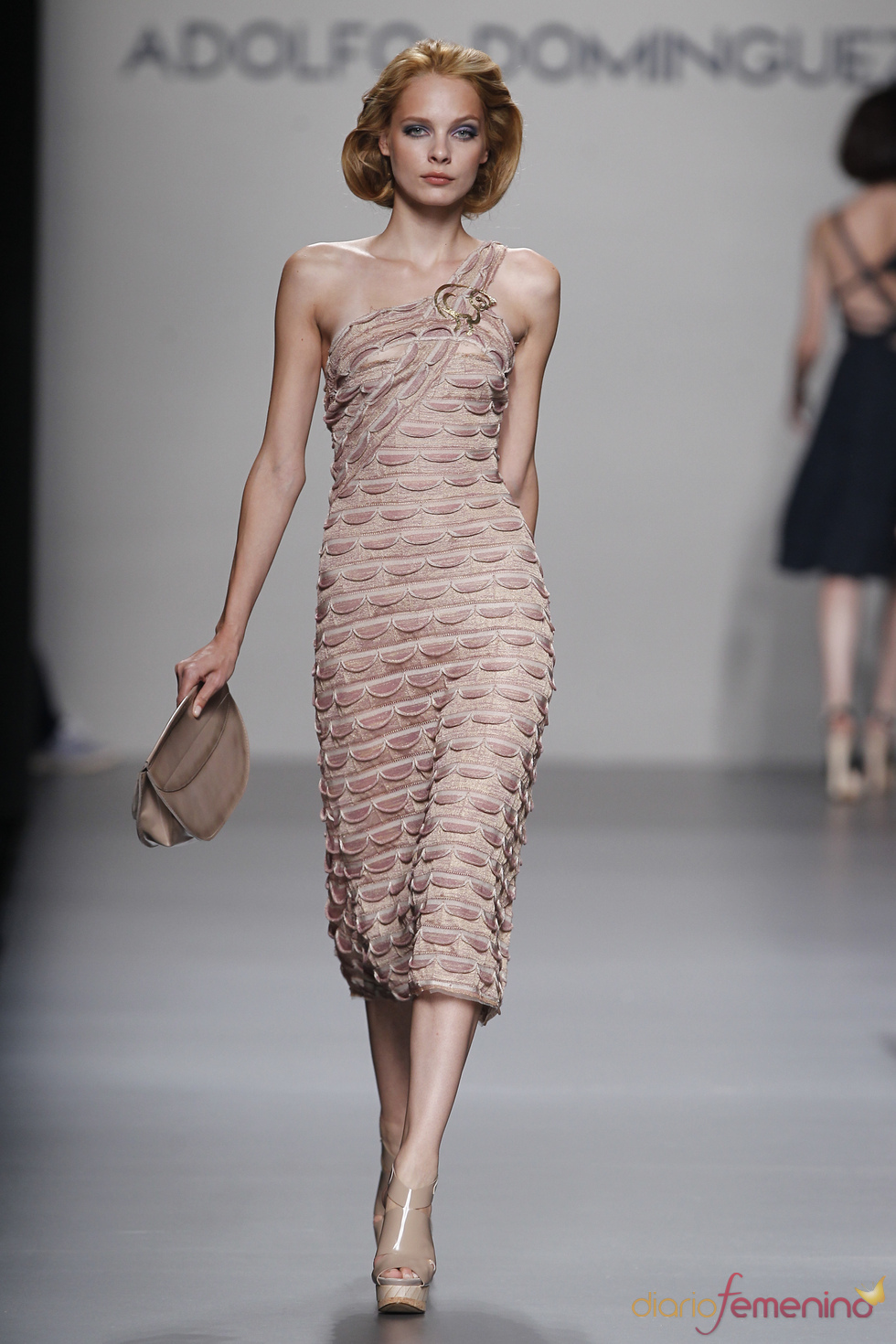 Maxivestido de Adolfo Domínguez para la Madrid Fashion Week