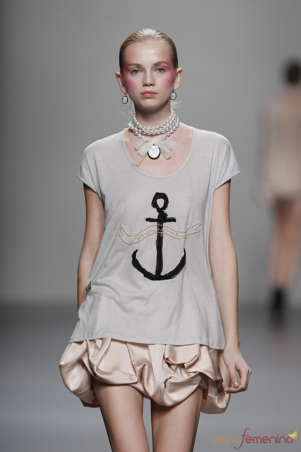 Look baby-doll en las creaciones de Lydia Delgado en Cibeles 2011