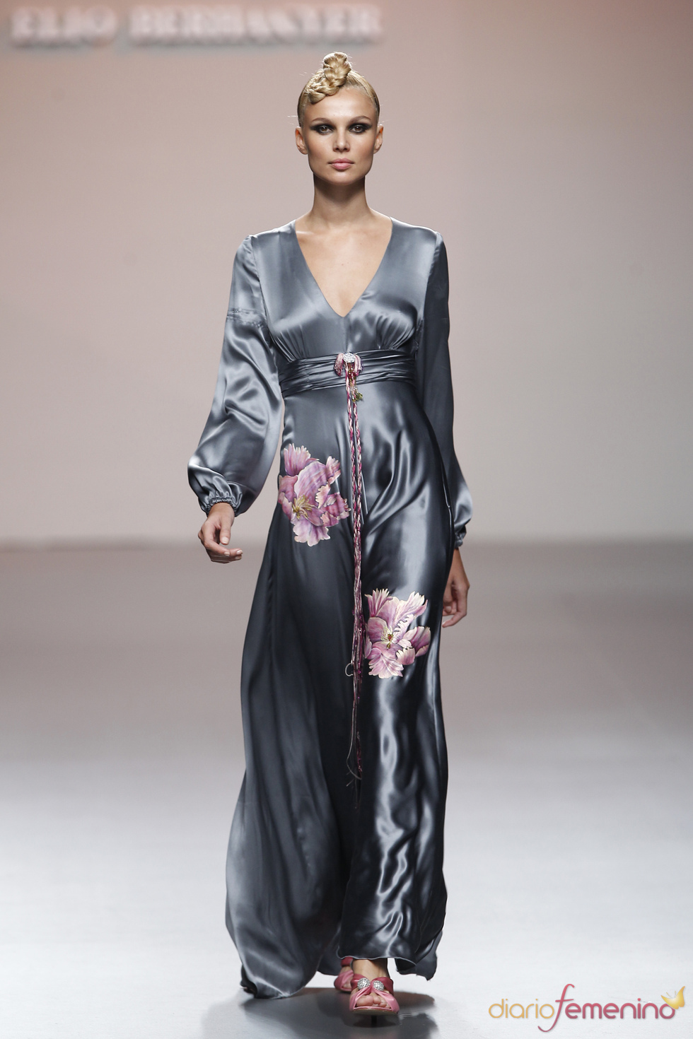 Vestido largo de gasa primavera-verano 2011, Elio Berhanyer