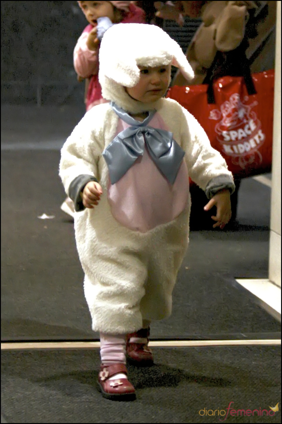 La pequeña Violet Affleck disfrazada en Halloween