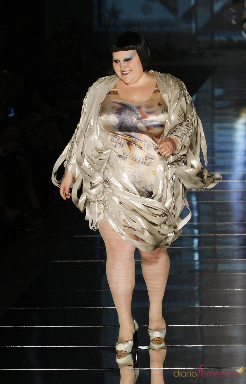 Beth Ditto sorprende en la Paris Fashion Week