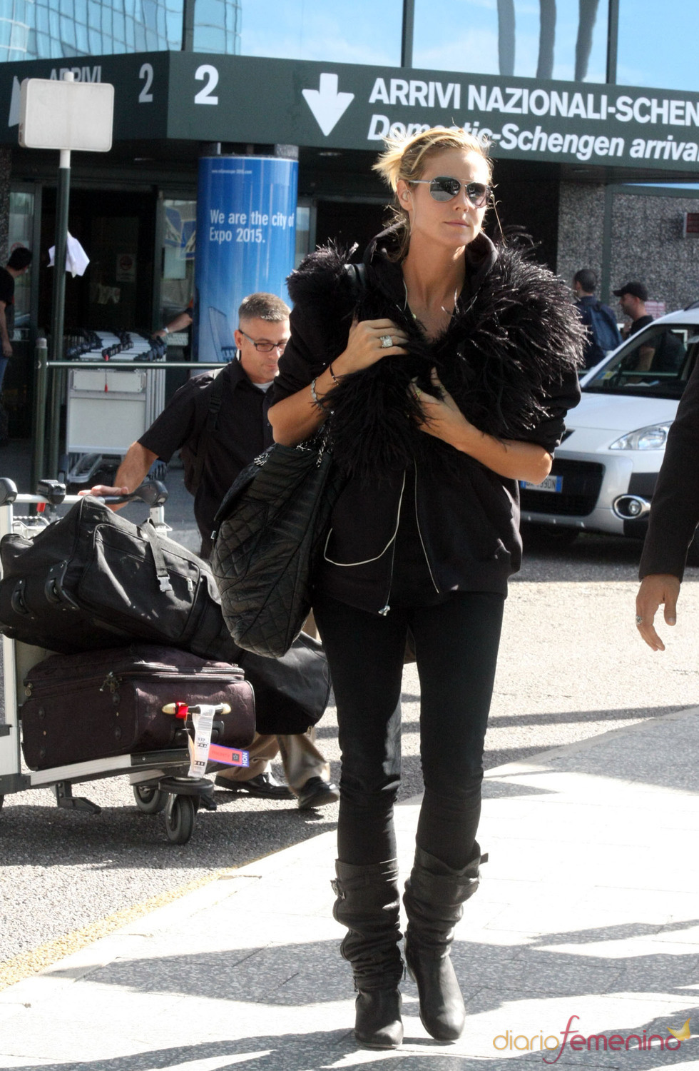 Heidi Klum tambien se apunta al look 'peludo'