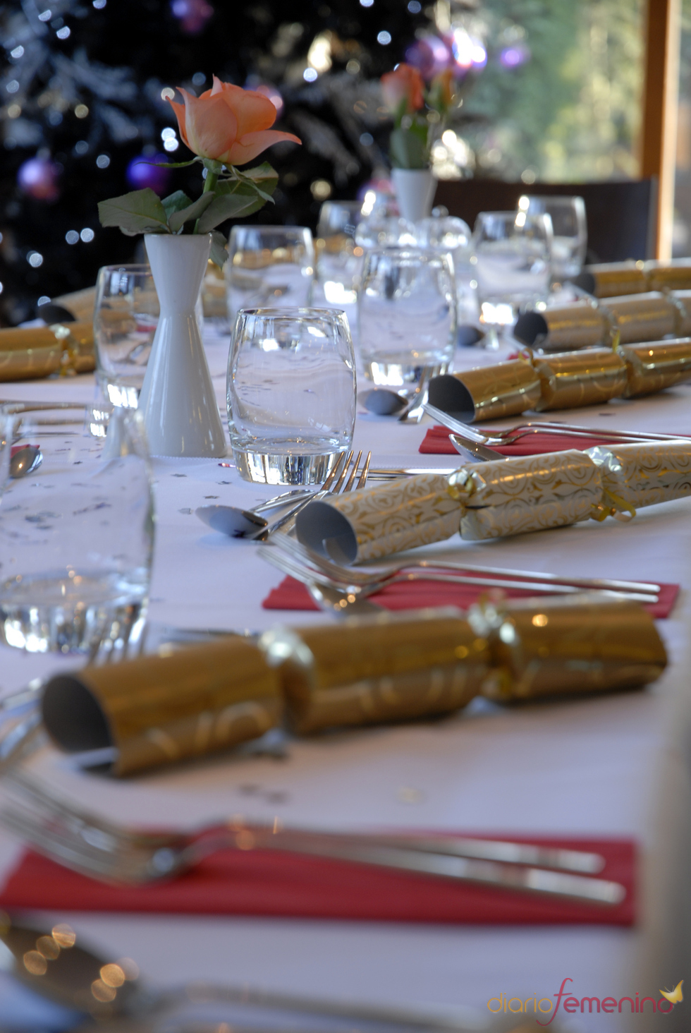 Mesa de Navidad alargada