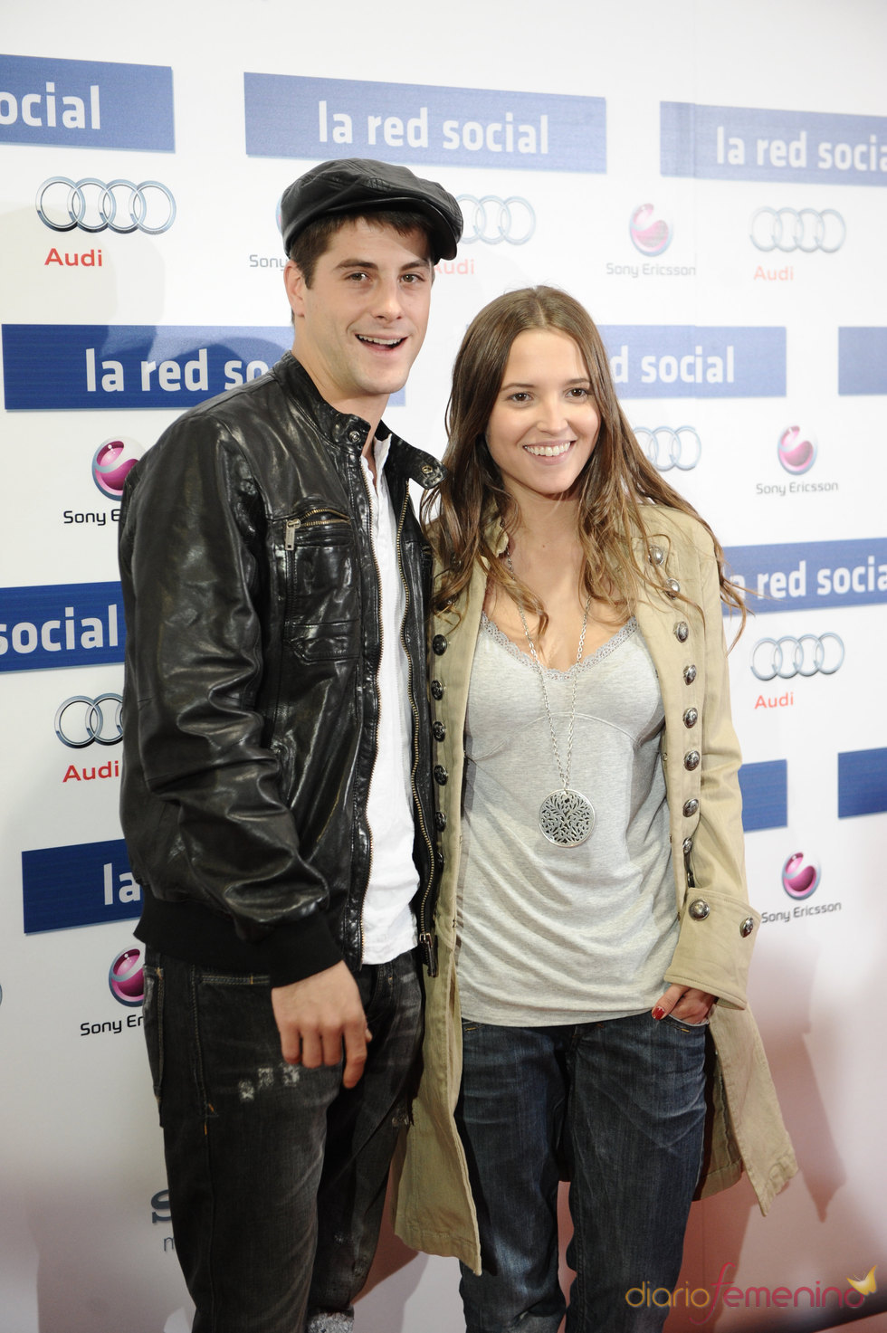 Luis y Ana Fernández en la premiere de 'La red social'