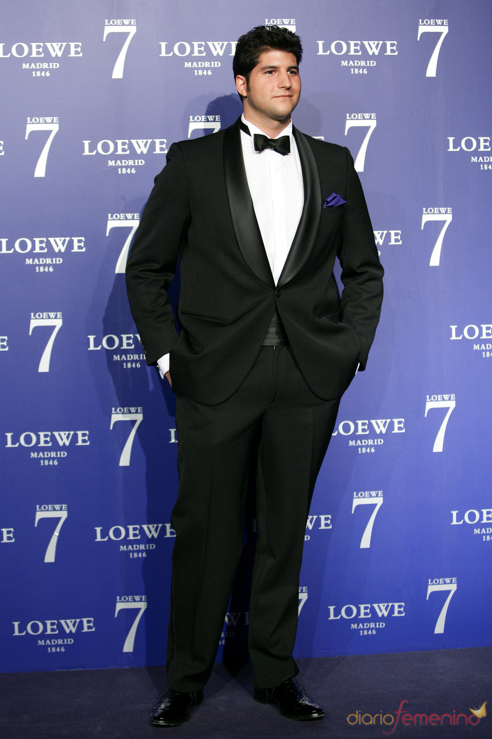 Julian Contreras Jr. en la presentación de la fragancia 7 de Loewe Madrid