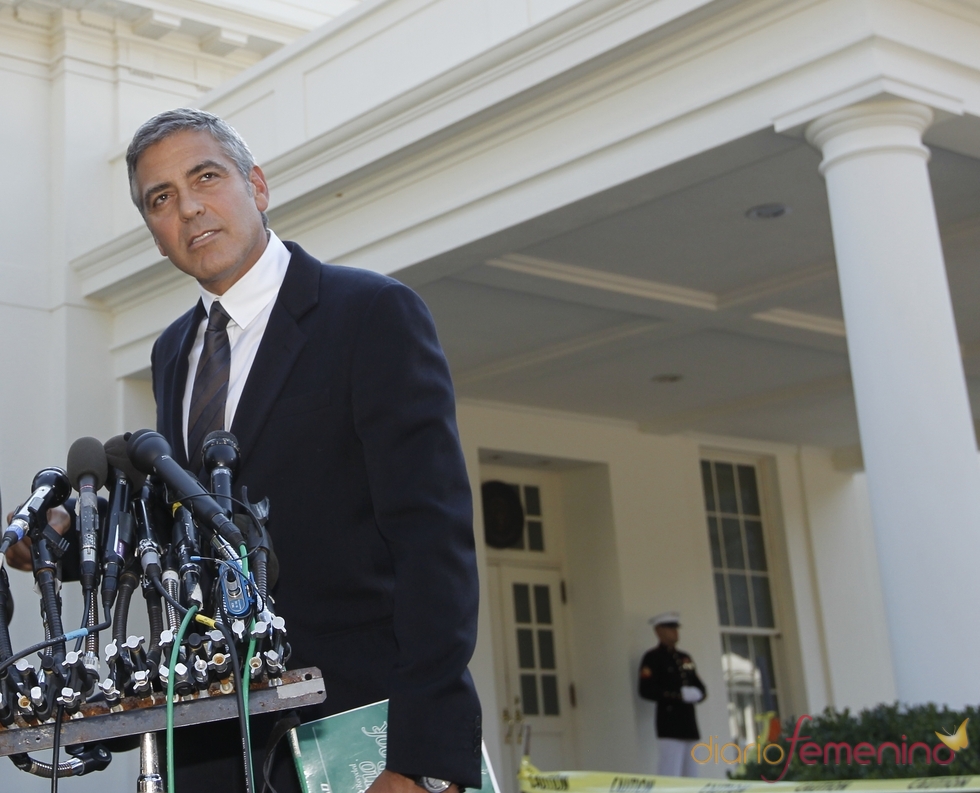 George Clooney en la Casa Blanca