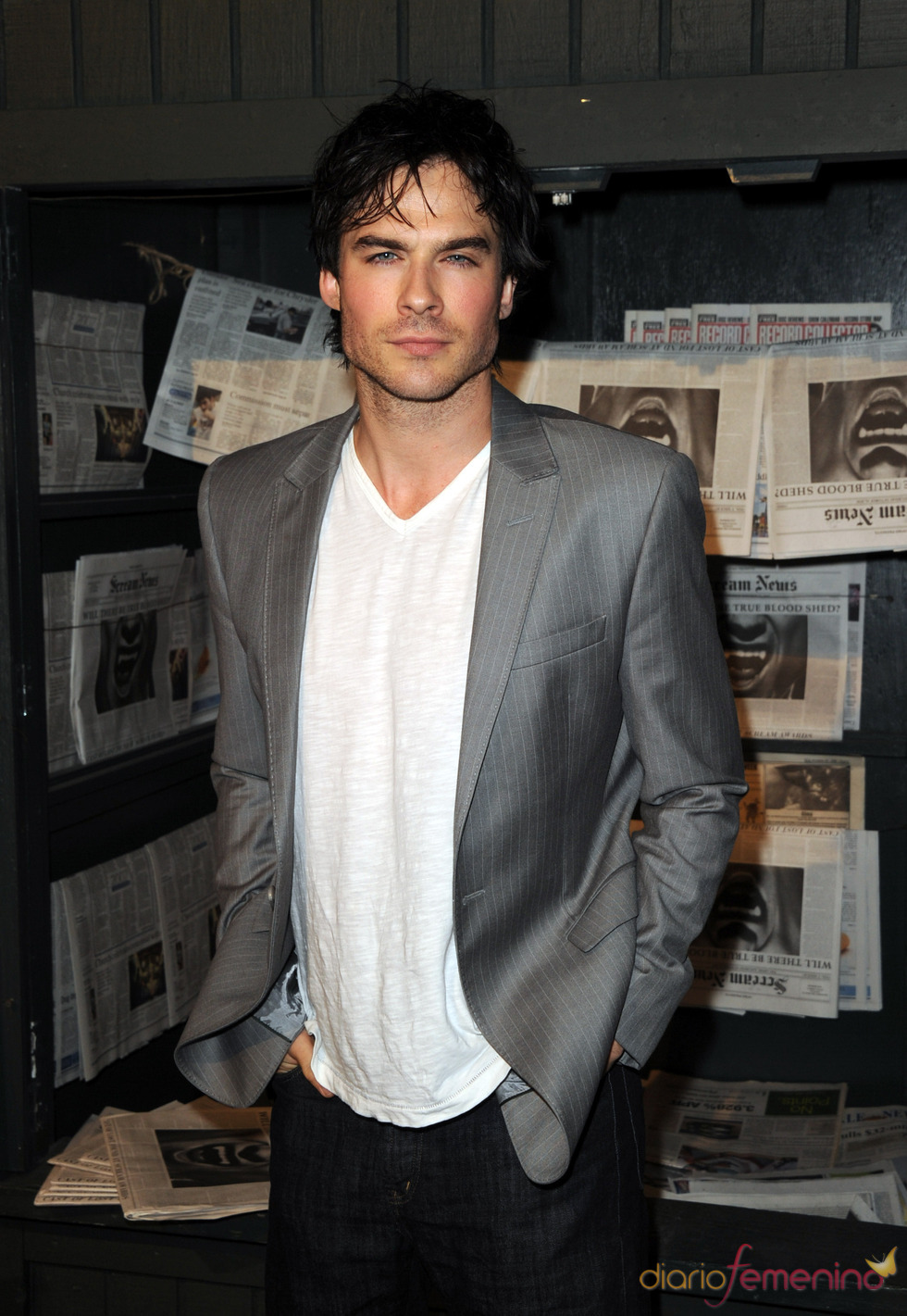 Ian Somerhalder acudió a los Scream Awards
