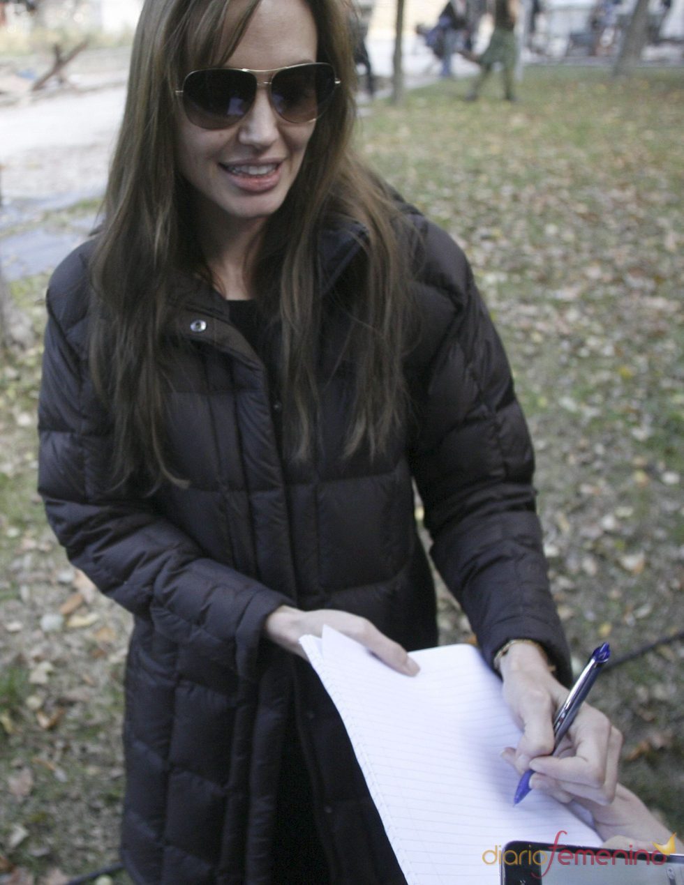 Angelina Jolie prosigue el rodaje en Bosnia