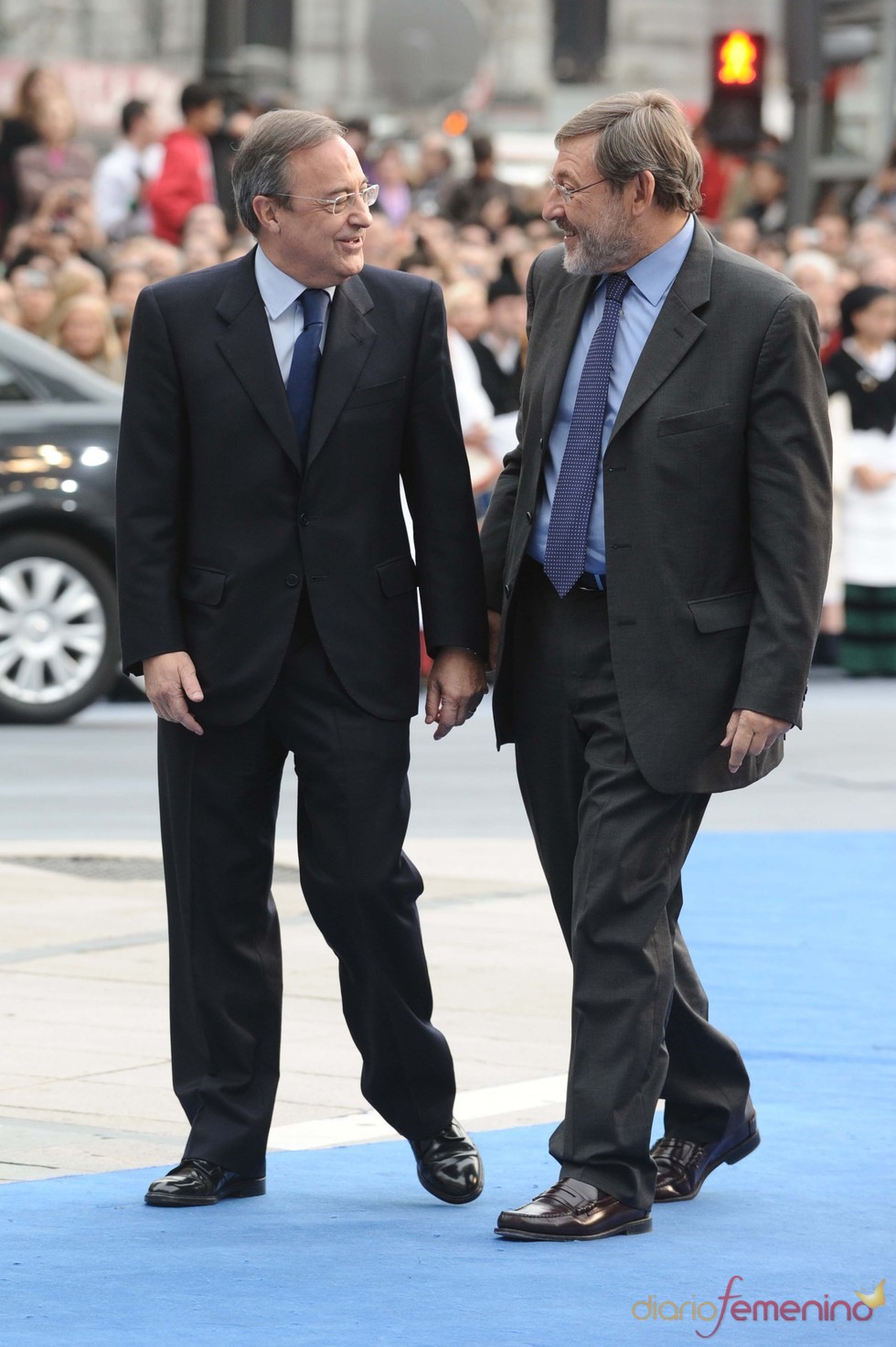 Florentino Pérez y Jaime Lissavetzky en los premios Príncipe de Asturias 2010