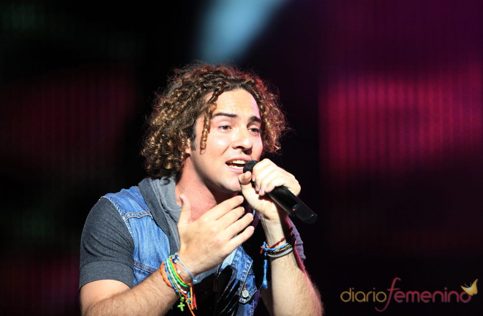 David Bisbal cantando en Santo Domingo