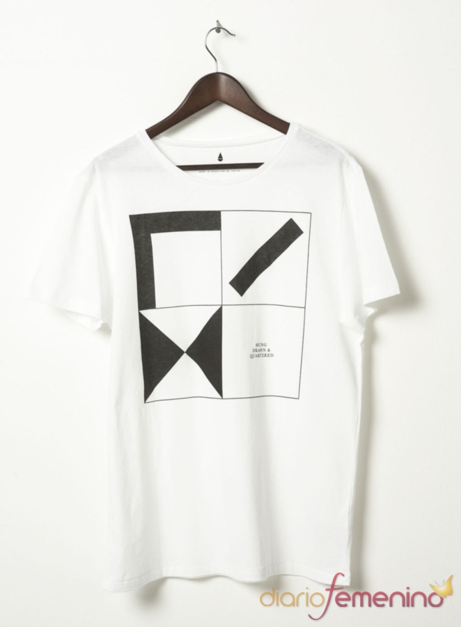 Camiseta con estampado geométrico de TopShop Camiseta con estampado geométrico de TopShop