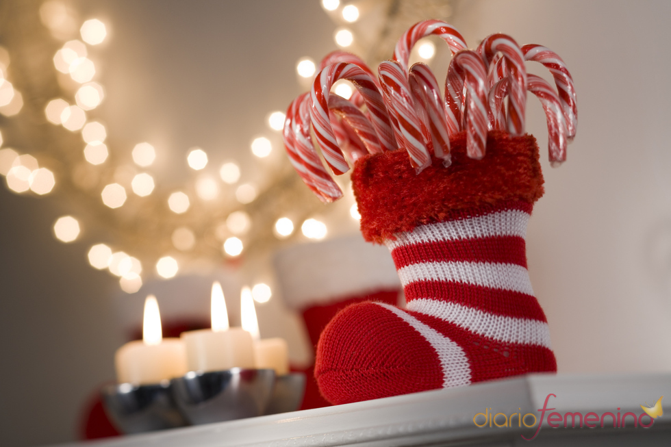 calcetín tradicional de navidad
