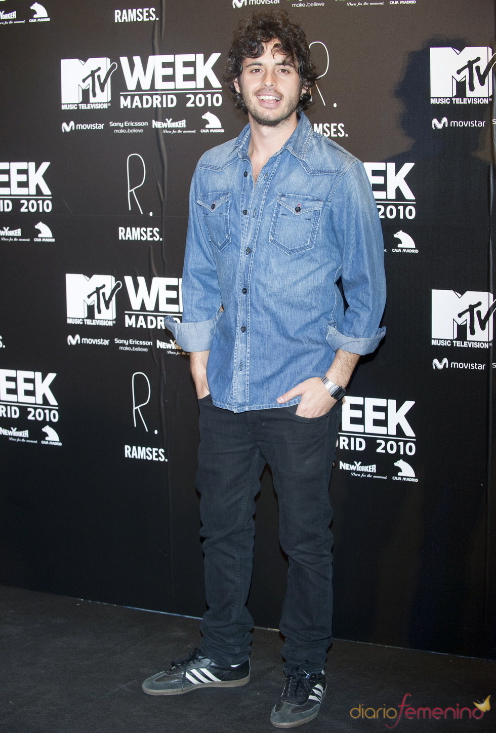 Javier Pereira en la fiesta de la MTV 2010