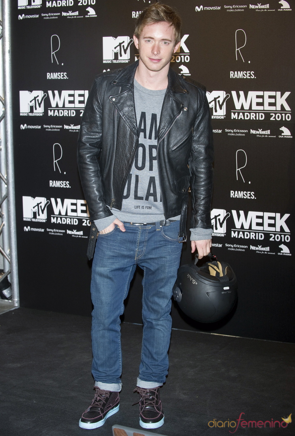 Pablo Rivero en la fiesta de la MTV 2010