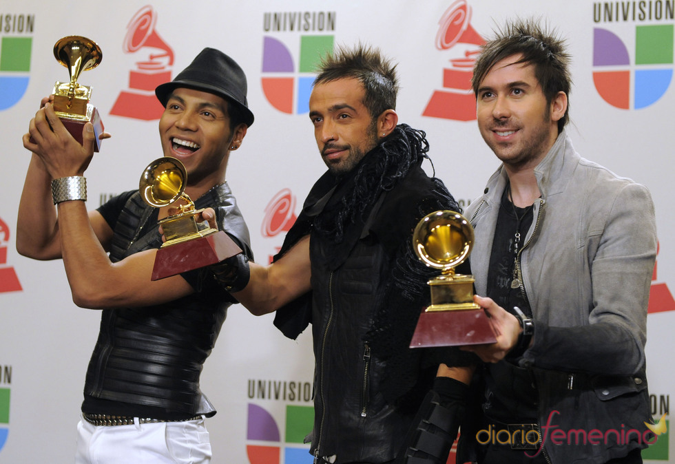 El grupo mejicano Camila triunfó en los Grammy Latino