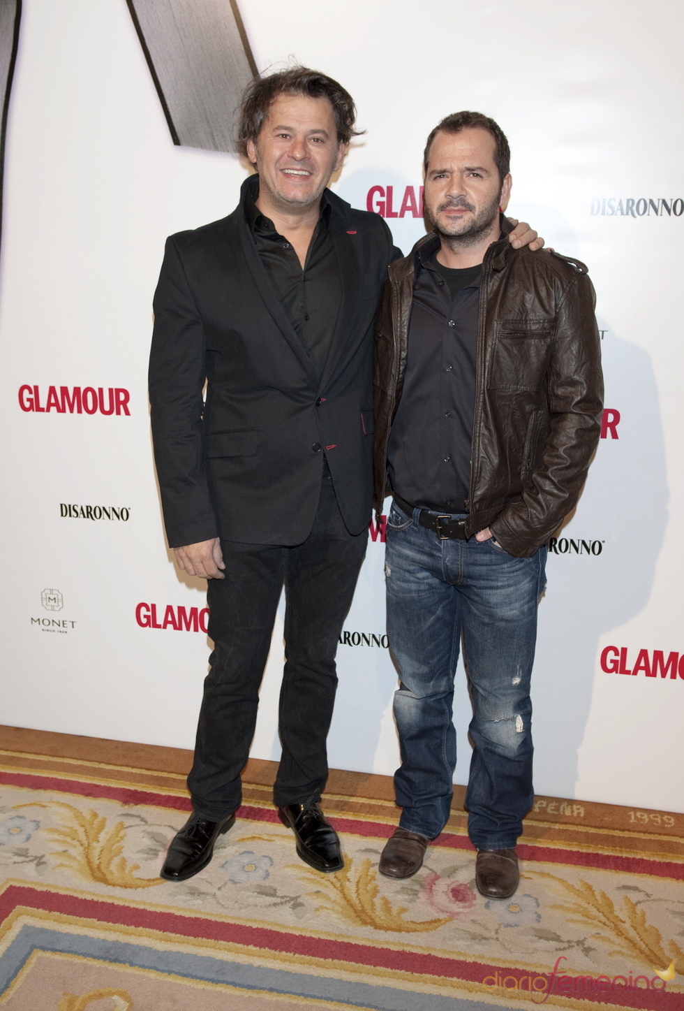 Miki Nadal y Ángel Martín en los Premios Top Glamour 2010