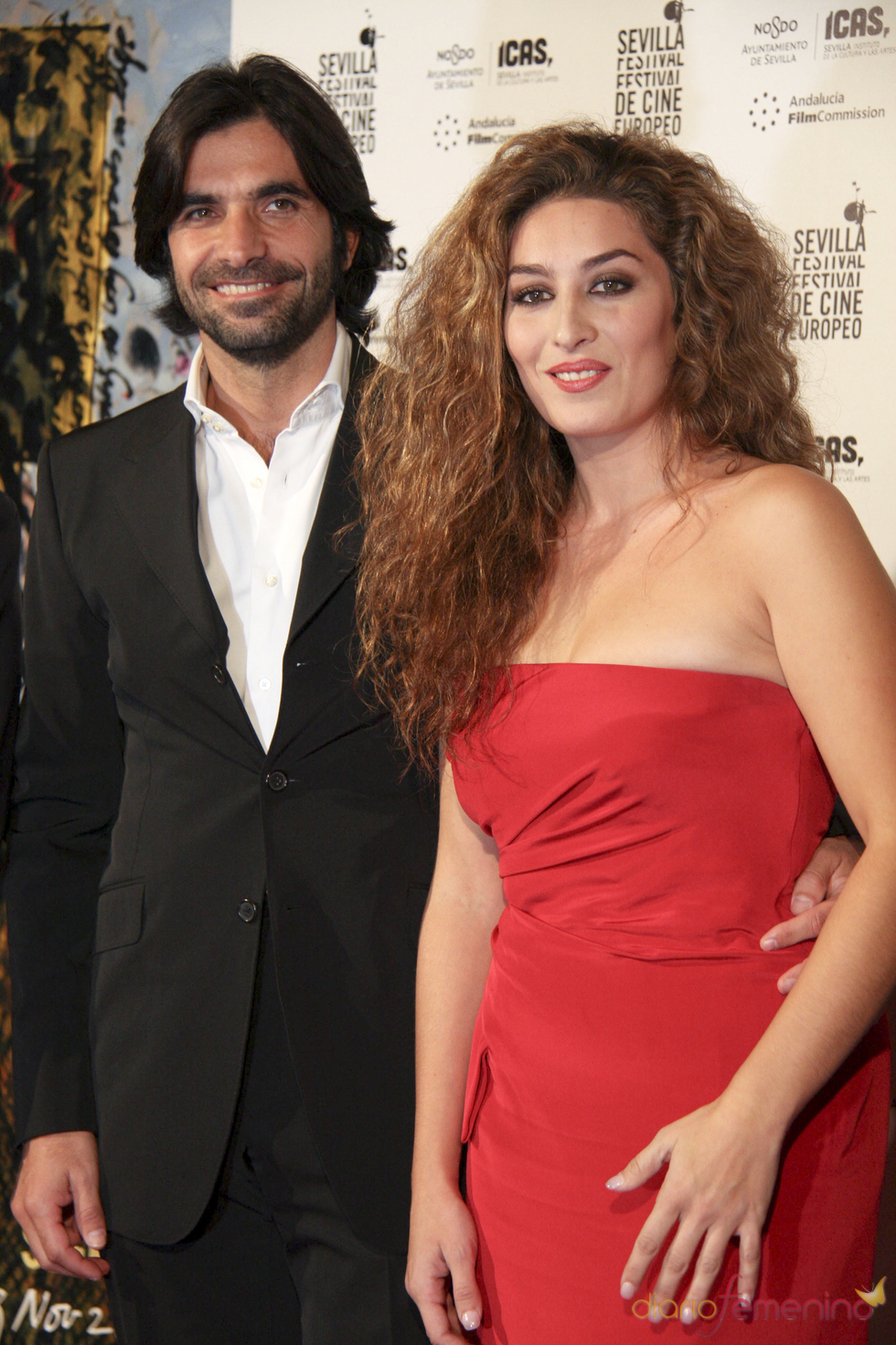 Javier Conde y Estrella Morente junto después de la polémica