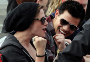 Kristen Stewart y Taylor Lautner presentan 'Eclipse' en Australia