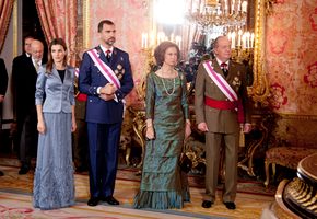 Los Reyes y los Príncipes de Asturias en la Pascua Militar