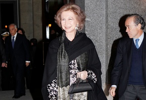 La Reina Sofía, en la ópera con la Infanta Elena