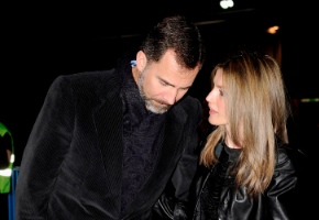 Los Príncipes de Asturias en el concierto de Luz Casal