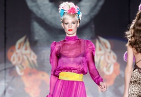 Desfile de Andrés Sardá en Cibeles 2011