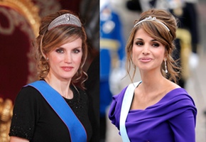 Rania de Jordania y la Princesa Letizia comparten estilo