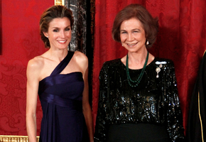 Cena de gala en honor al emir de Catar y su esposa Mozah