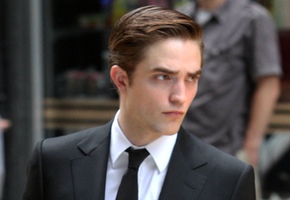 Robert Pattinson en el rodaje de 'Cosmópolis'
