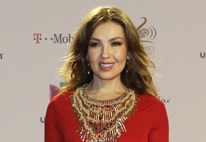 Thalía, Ricky Martin, Alejandro Sanz... la alfombra roja de Lo Nuestro 2013