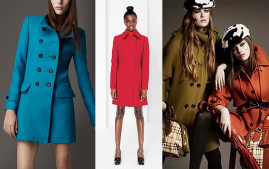 Abrigos Burberry y Benetton