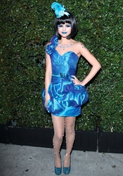 Selena Gomez se convierte en una 'pitufina'